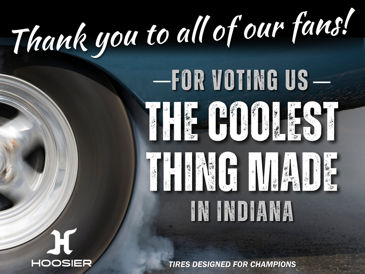 Hoosier Tire Named Coolest Thing Made in Indiana